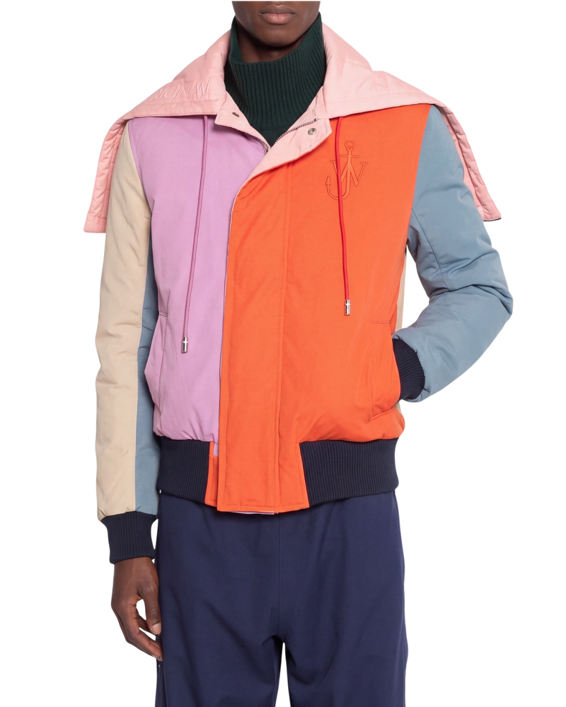 JW Anderson Colorblock Bomber Jacket — Multicolor, Size IT 48 / US 38