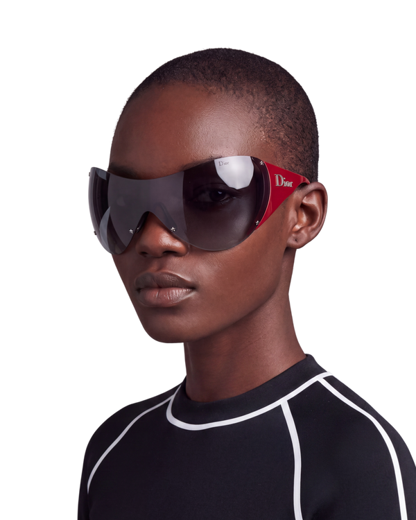 Dior Ski 1 Shield Sunglasses — Red