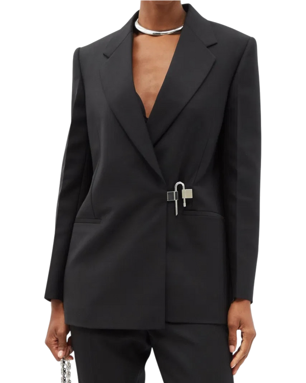 Givenchy U-Lock Blazer — Black, Size FR 34 / US 2