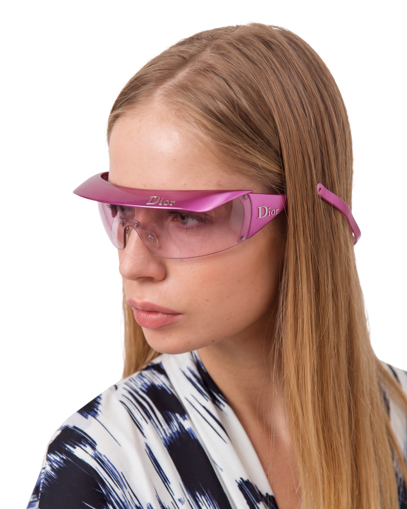 Dior Golf Shield Sunglasses — Pink (Full Set)
