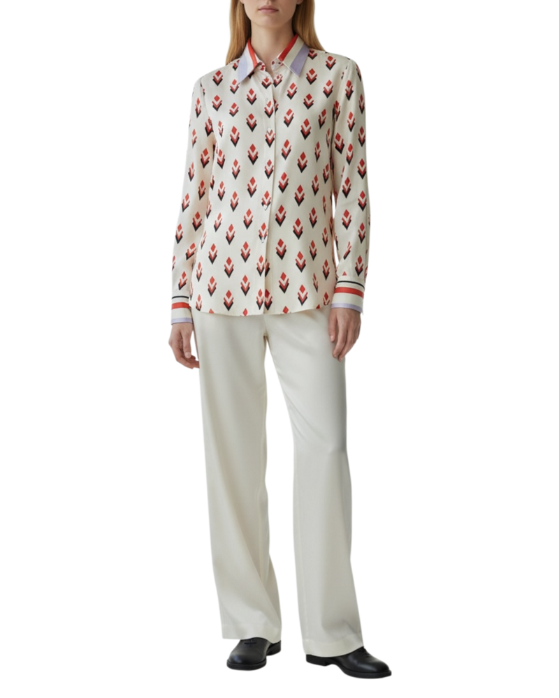 Valentino Ceramic Print Blouse