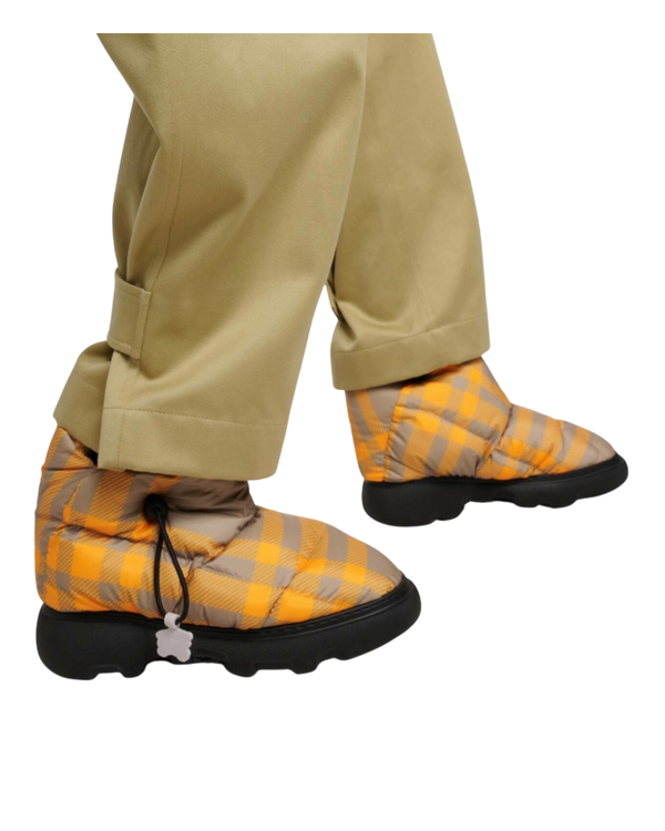 Burberry Pillow Boots in Hunter Check