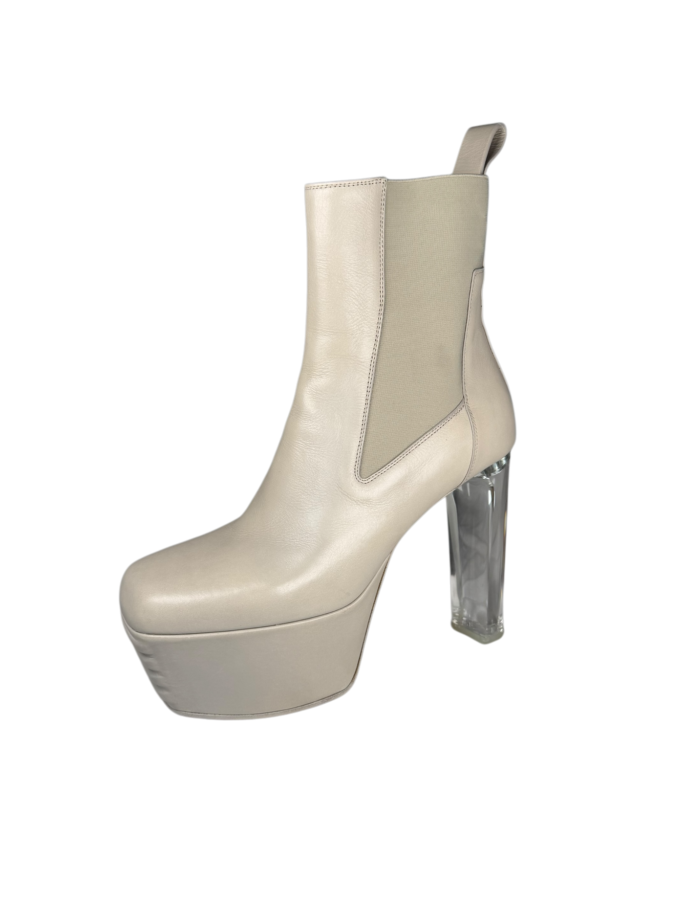 Rick Owens Minimal Grilled Beatle Platform Heels