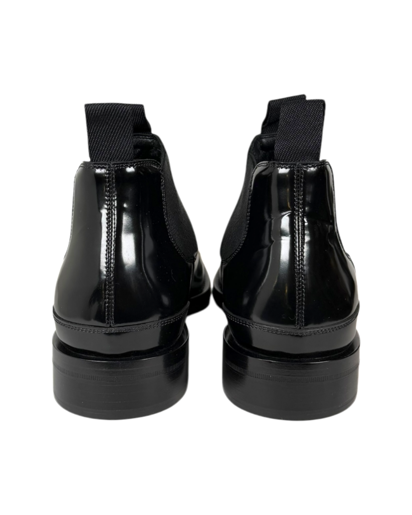 Burberry Patent Leather Chelsea Boot