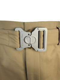 Dior Pleated Khaki Trousers with Alyx Buckle
