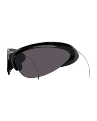 Balenciaga Wire Cat Sunglasses in Black