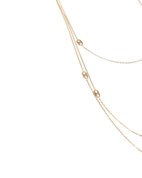 Celine Maillon Triomphe Sautoir Logo Station Necklace