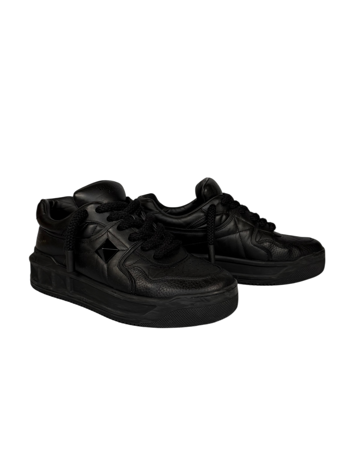 Valentino One Stud XL Nappa Leather Low-top Sneakers