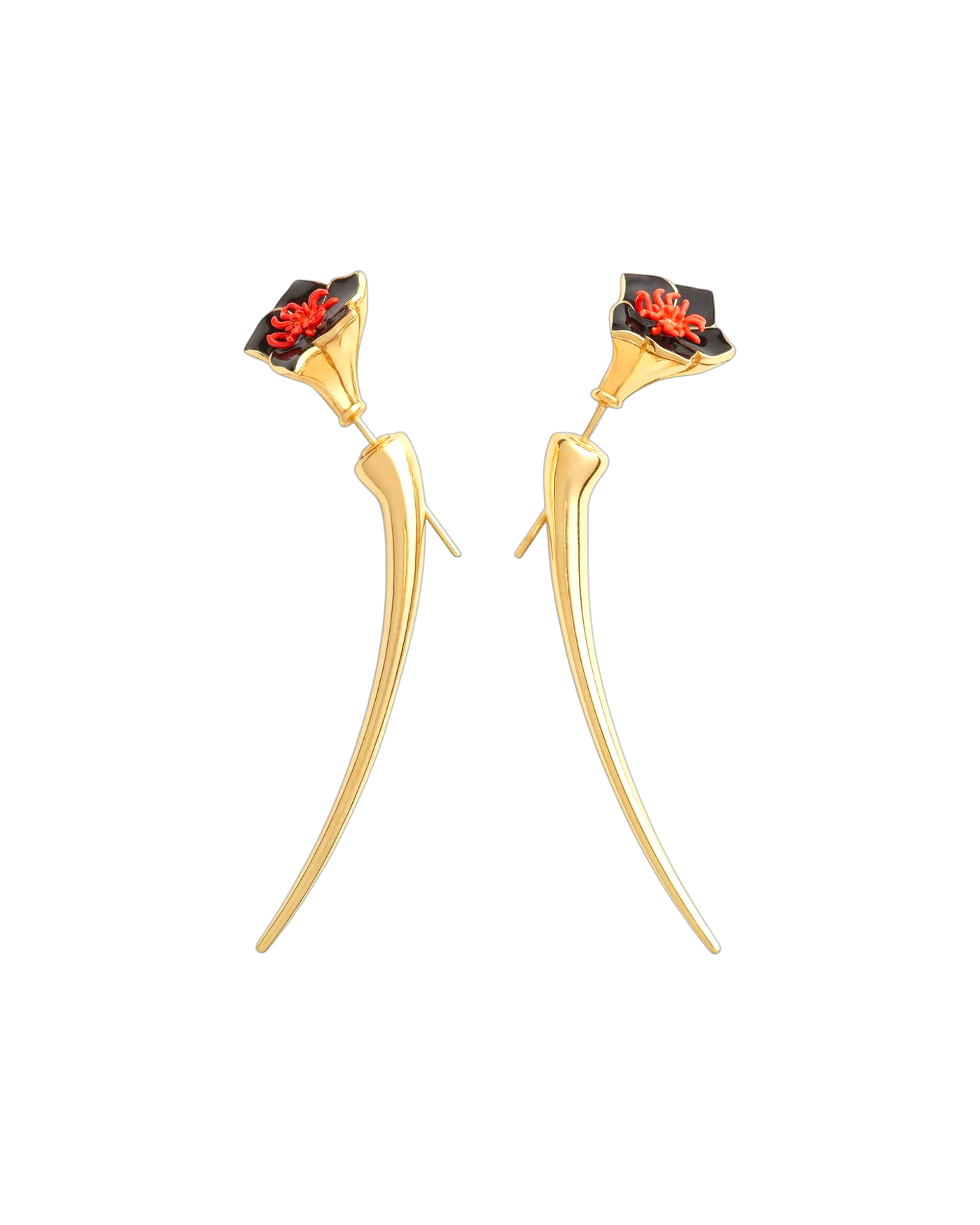 Bottega Veneta Flower Earrings