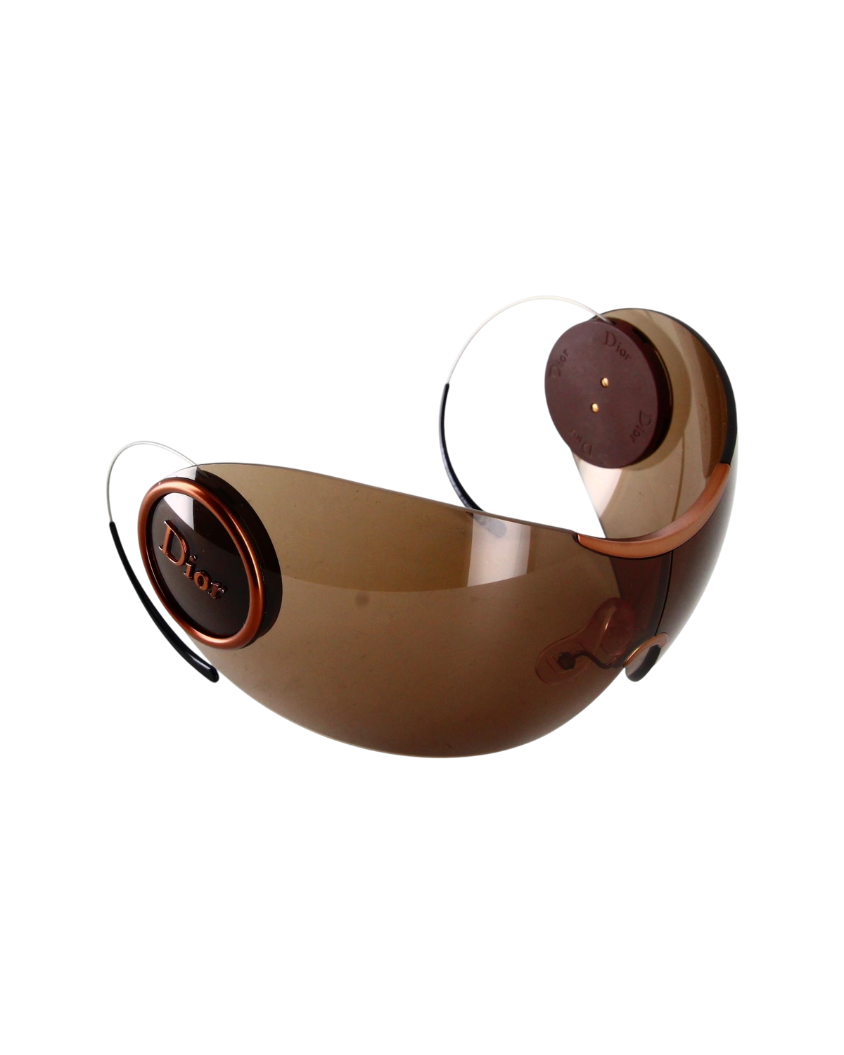 Dior Sport 1 Shield Sunglasses — Rust / Bronze