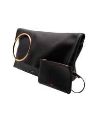 Alaïa Ring XL Leather Tote Bag — Noir