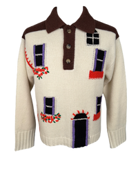 JW Anderson House Knit Polo Sweater