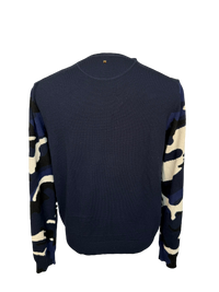 Valentino Camoflauge Print Crew Neck Sweatshirt