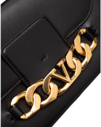 Valentino Garavani VLogo Leather Shoulder Bag