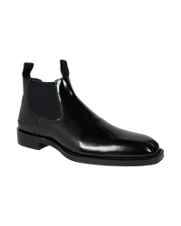 Burberry Patent Leather Chelsea Boot