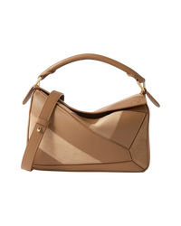 Loewe Puzzle Small Leather & Suede Bag