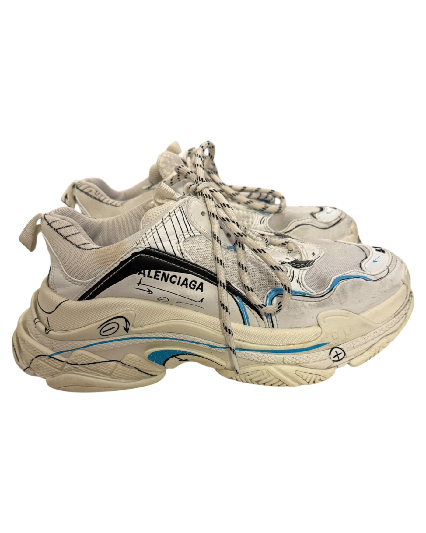 Balenciaga Triple S Sneakers in Sketch