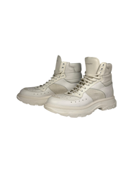 Alexander McQueen Leather Ankle Boots