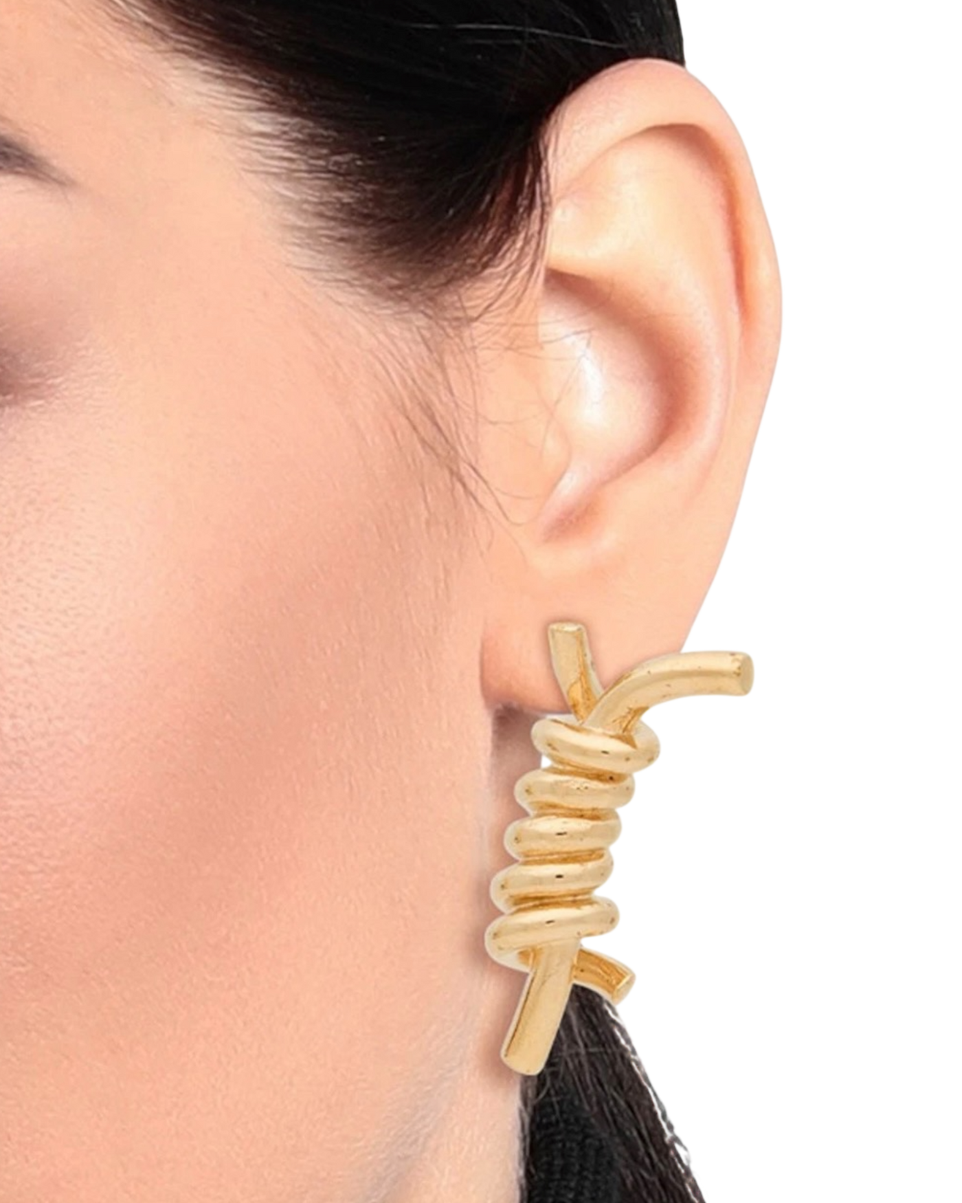 Givenchy Assymetric Twisted Earrings