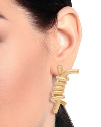 Givenchy Assymetric Twisted Earrings