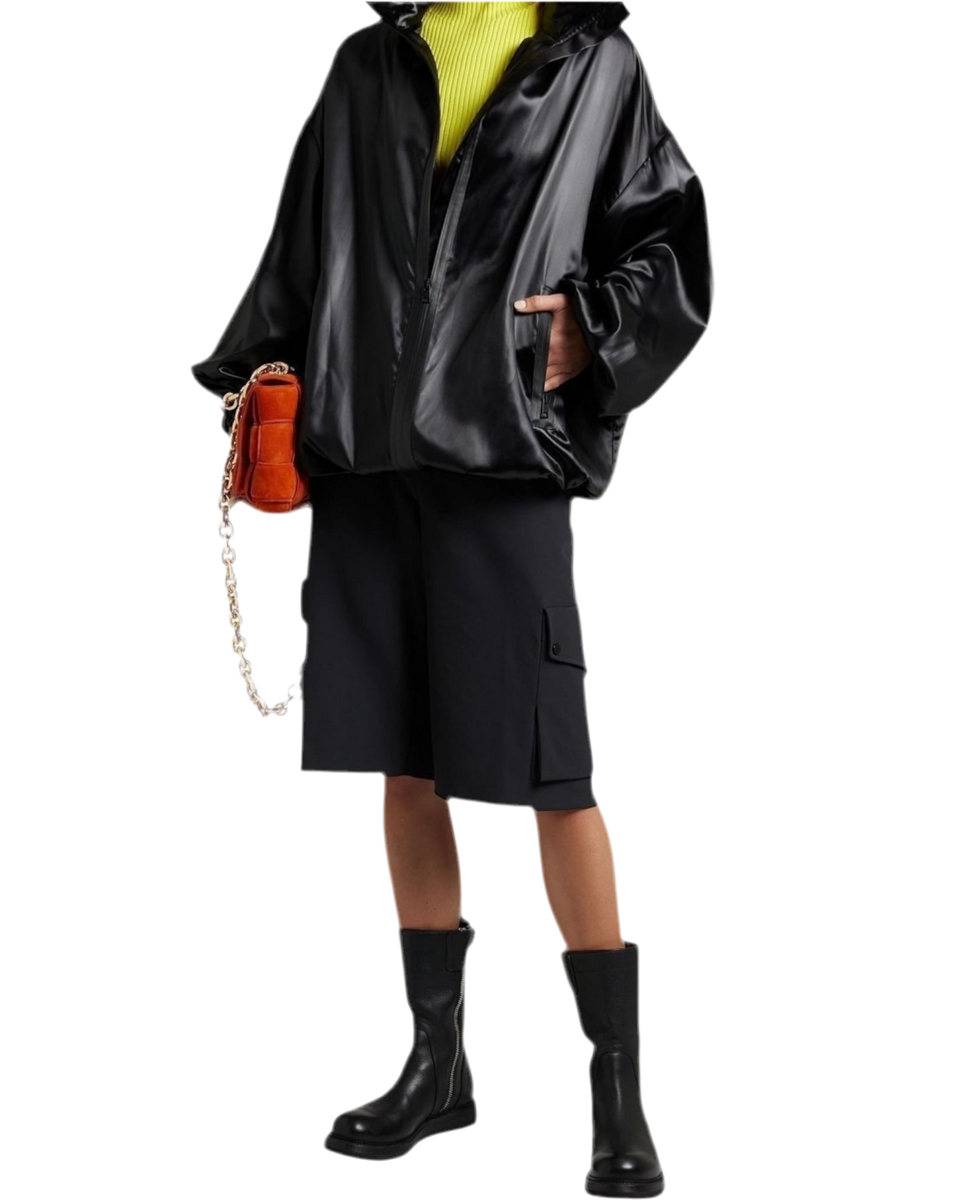 Bottega Veneta Tech Hooded Jacket