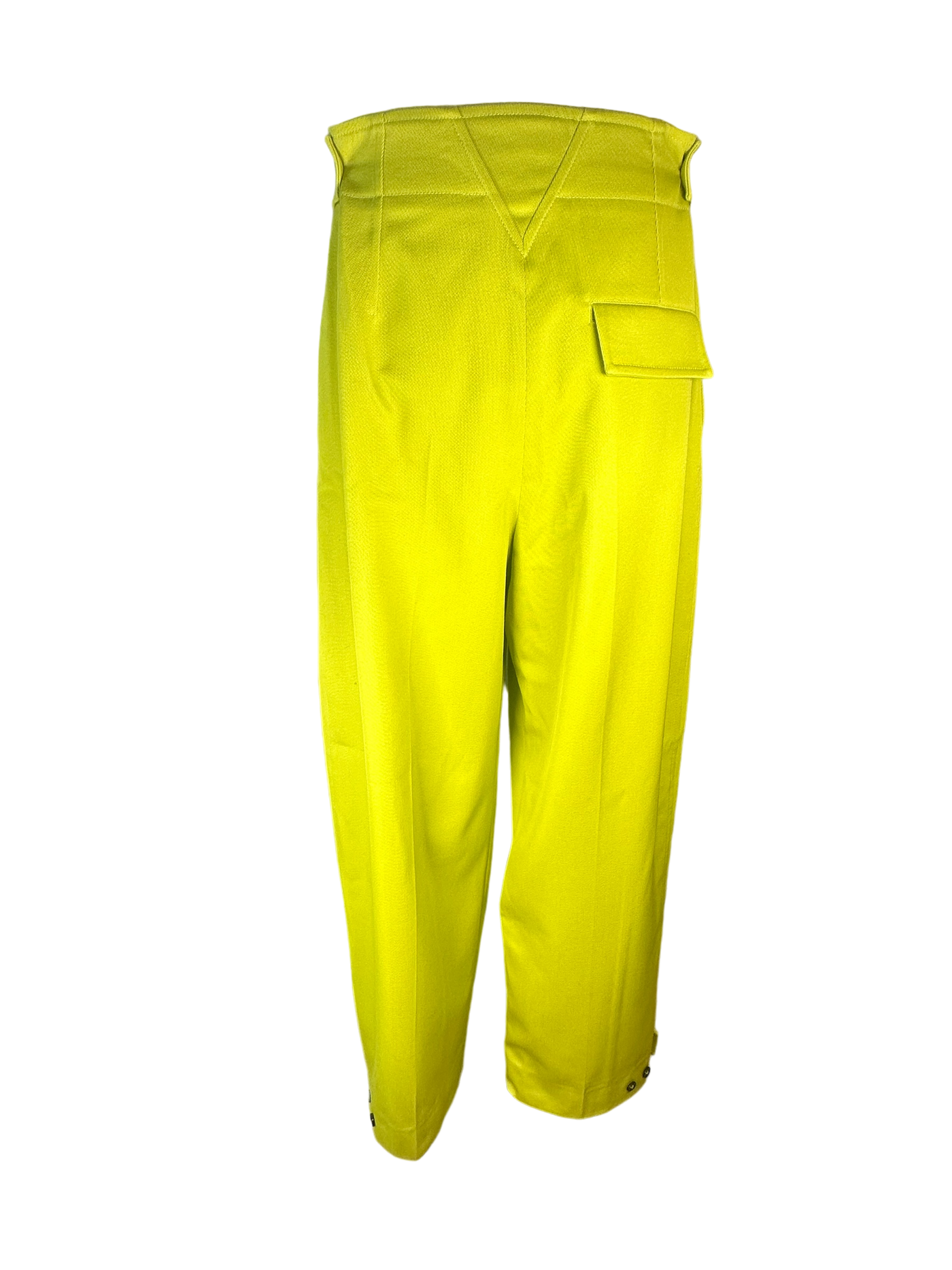Bottega Veneta Green Wool Trousers
