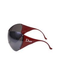 Dior Ski 1 Shield Sunglasses — Red