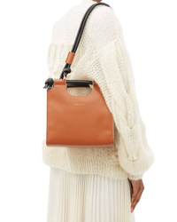 Marni Marcel Knot Tote Bag in Brown