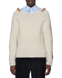 Gucci Buckle Strap Wool Sweater