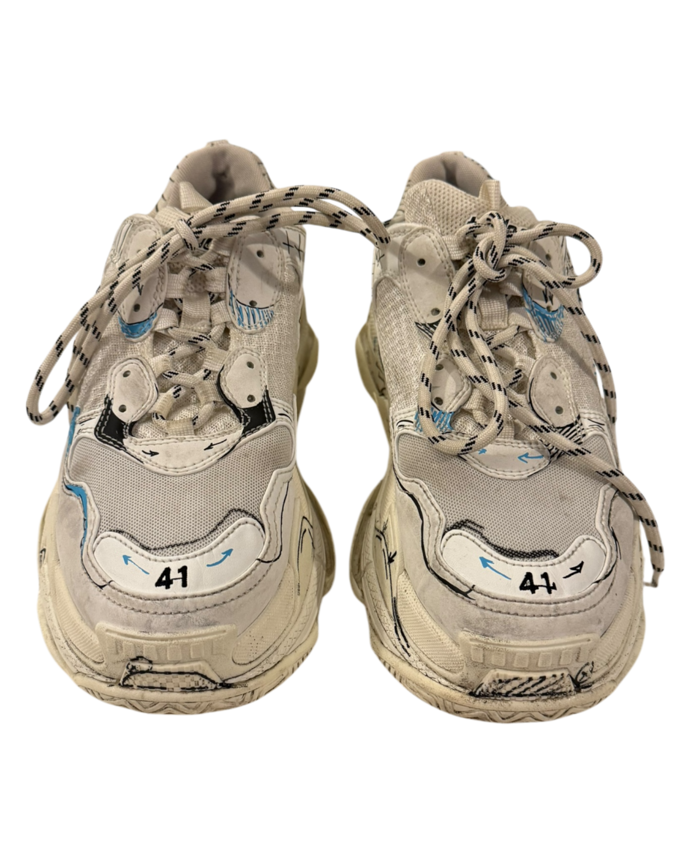 Balenciaga Triple S Sneakers in Sketch