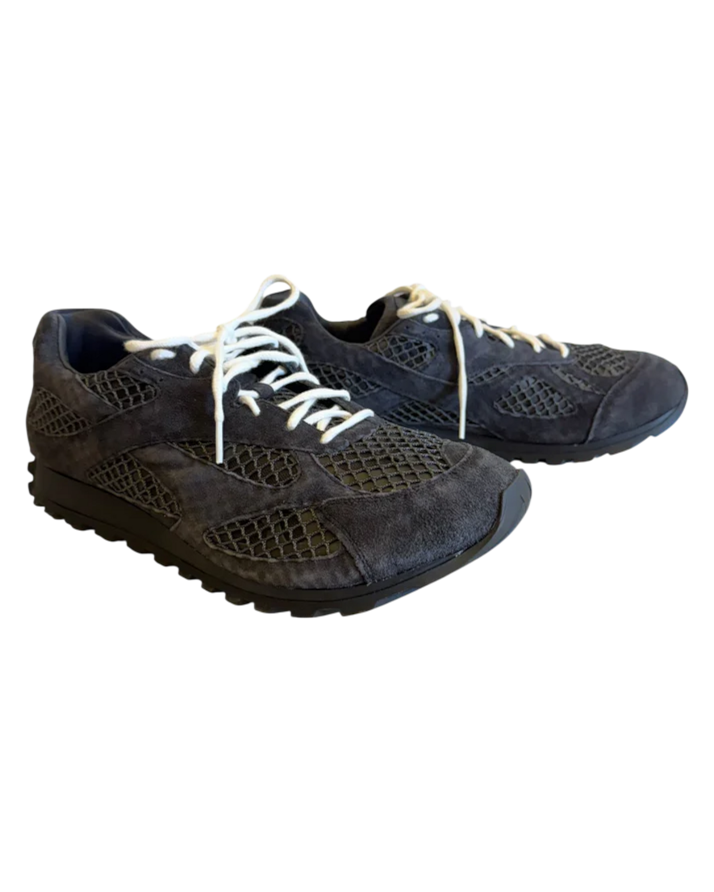 Bottega Veneta Orbit Sneaker in Shade Navy Suede