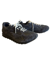 Bottega Veneta Orbit Sneaker in Shade Navy Suede