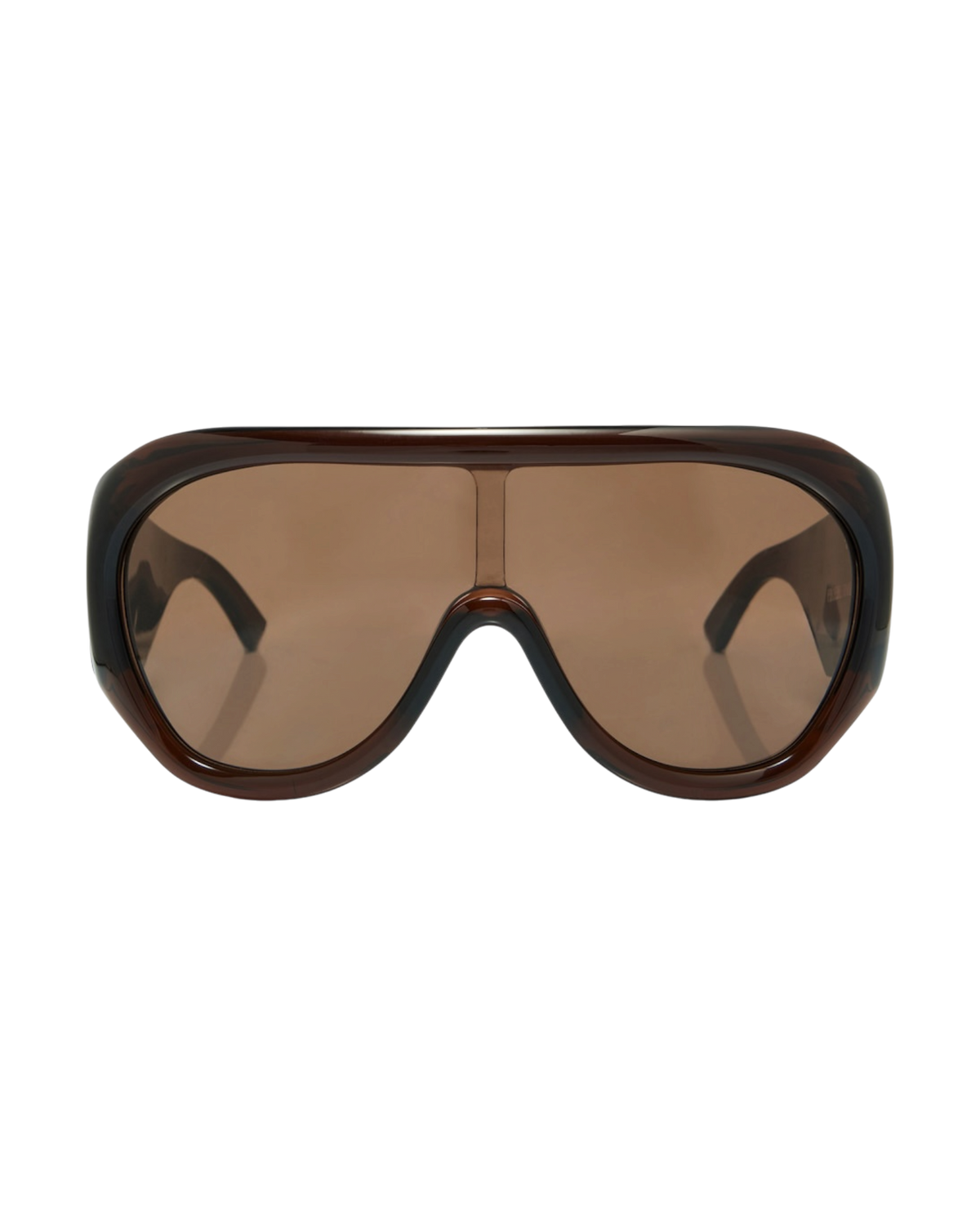 Phoebe Philo Bombé Sunglasses — Brown Acetate