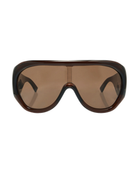 Phoebe Philo Bombé Sunglasses — Brown Acetate