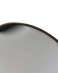Prada PR 65ZS Oval Sunglasses — Pale Gold