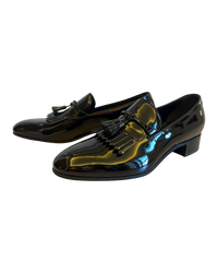 Gucci Tasseled Patent-Leather Loafers