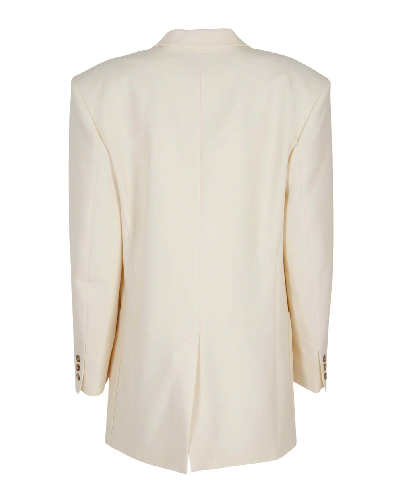 Nanushka Off-White Poplin Malvin Blazer