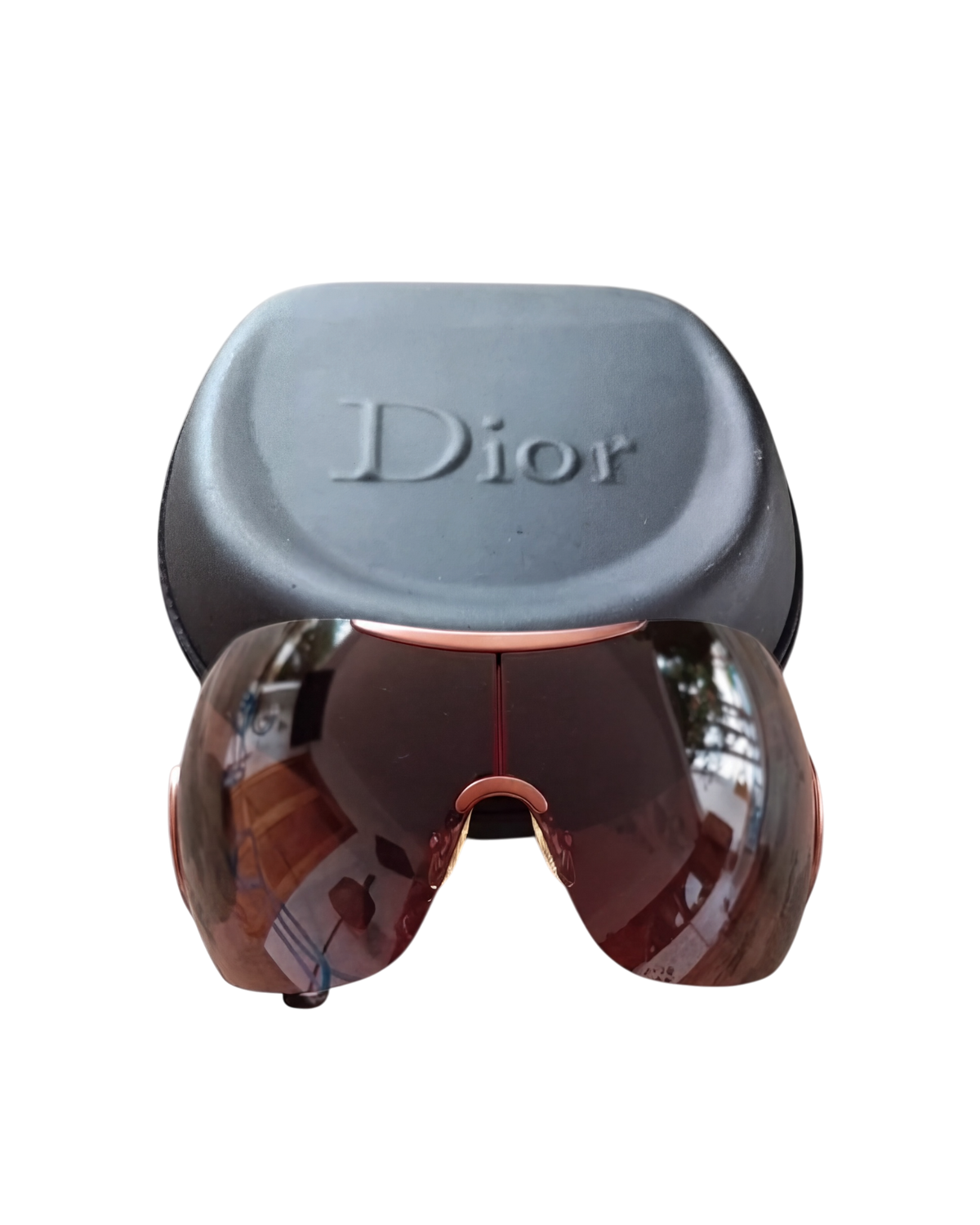 Dior Sport 1 Shield Sunglasses — Rust / Bronze
