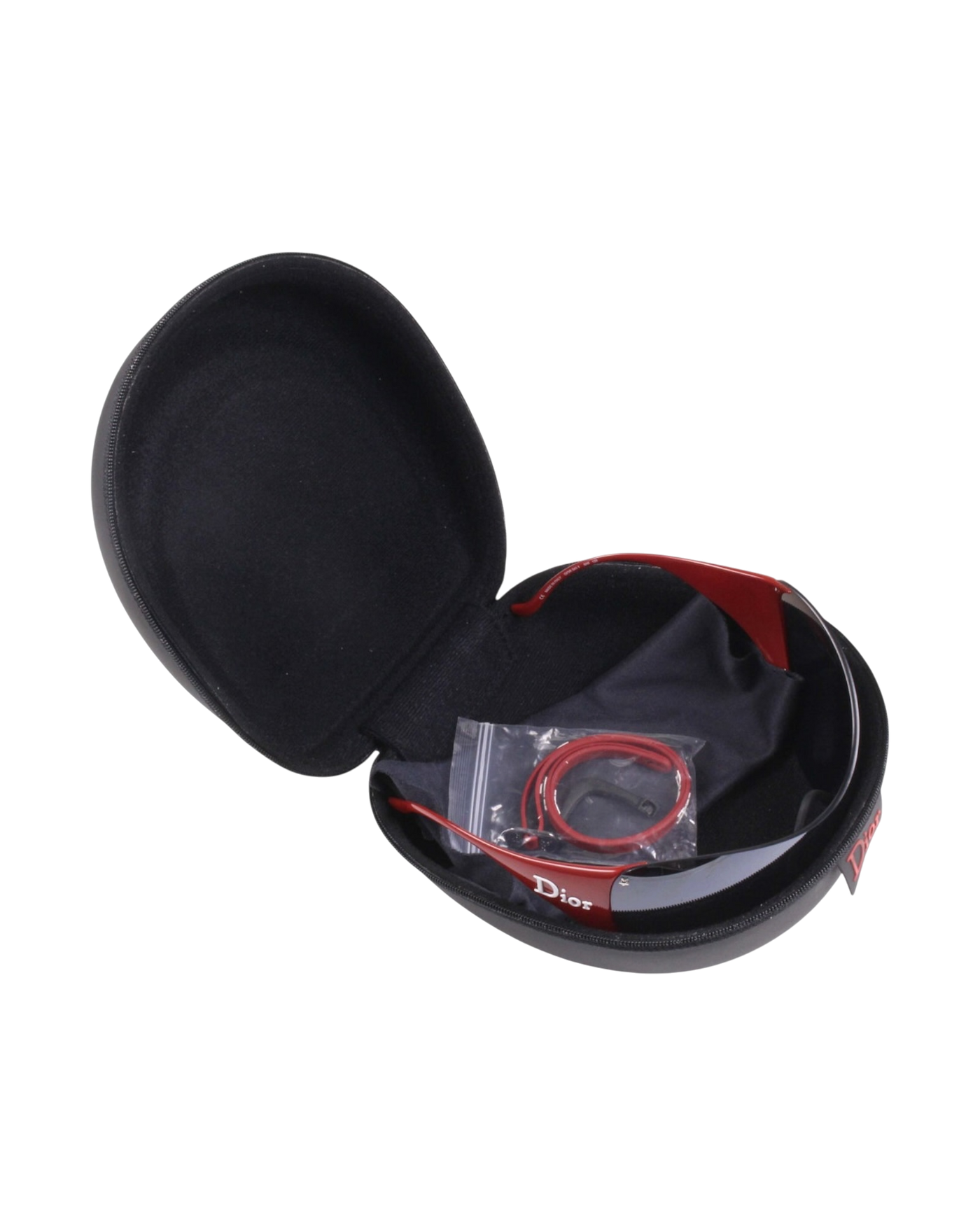 Dior Ski 1 Shield Sunglasses — Red