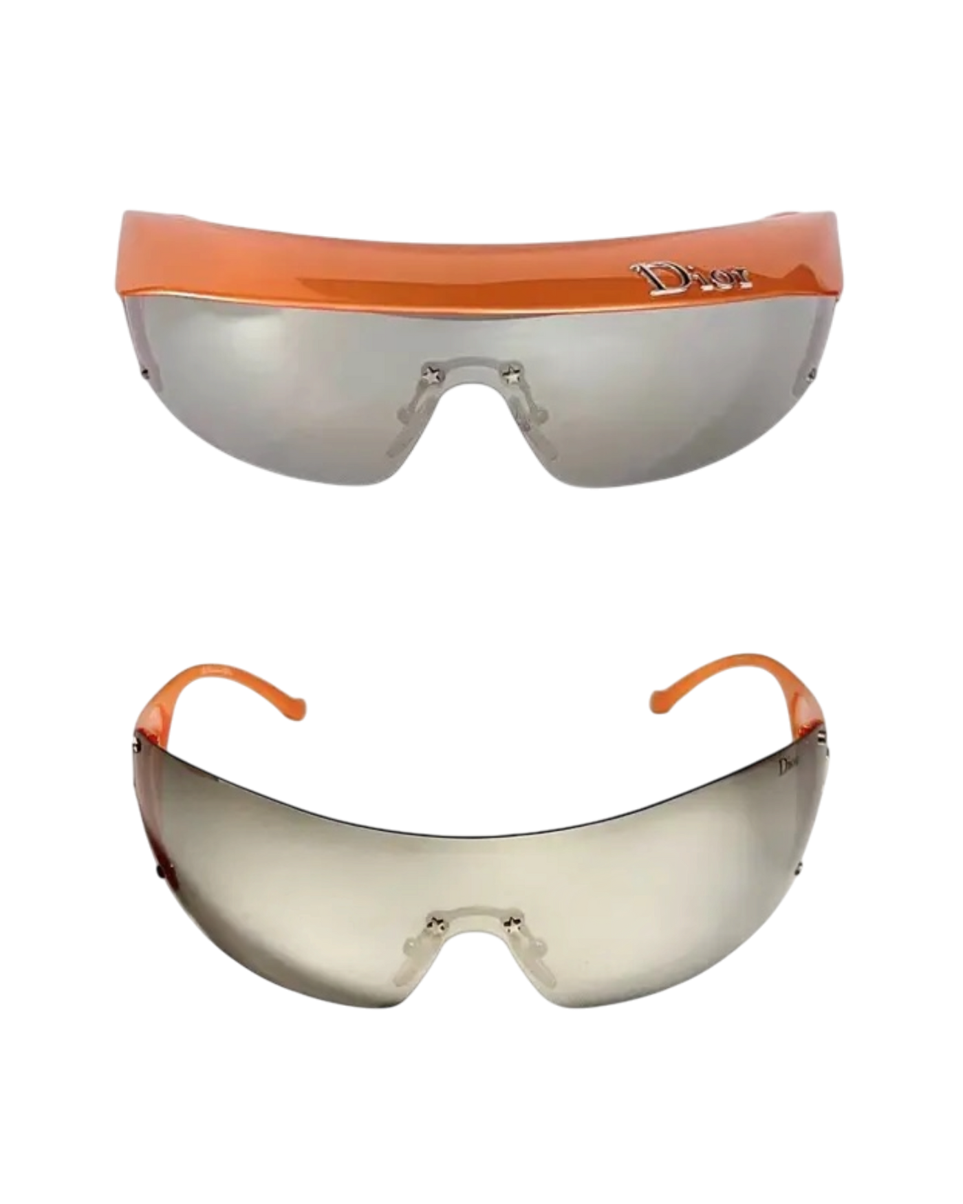 Dior ‘Golf Visor’ Sunglasses — Orange, One Size