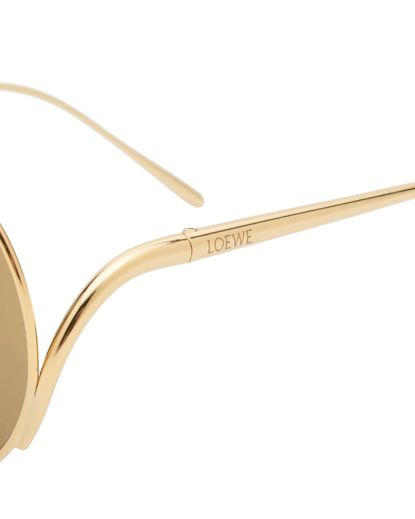Loewe Hillock Sunglasses — Gold, LW40180U