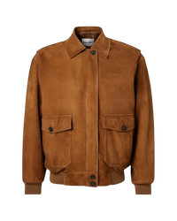 Miu Miu Suede Blouson Jacket