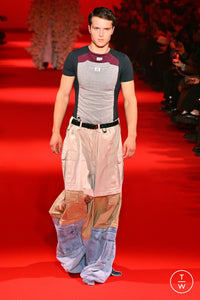 Vetements Multicolor Runway Layered Fitted T-Shirt