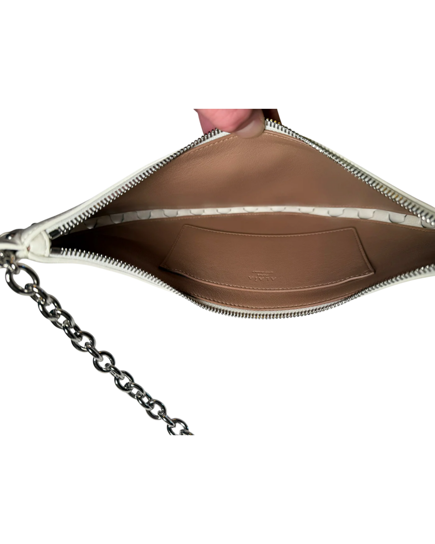 Alaia Le Demi-Lune Leather Shoulder Bag