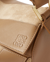 Loewe Puzzle Small Leather & Suede Bag