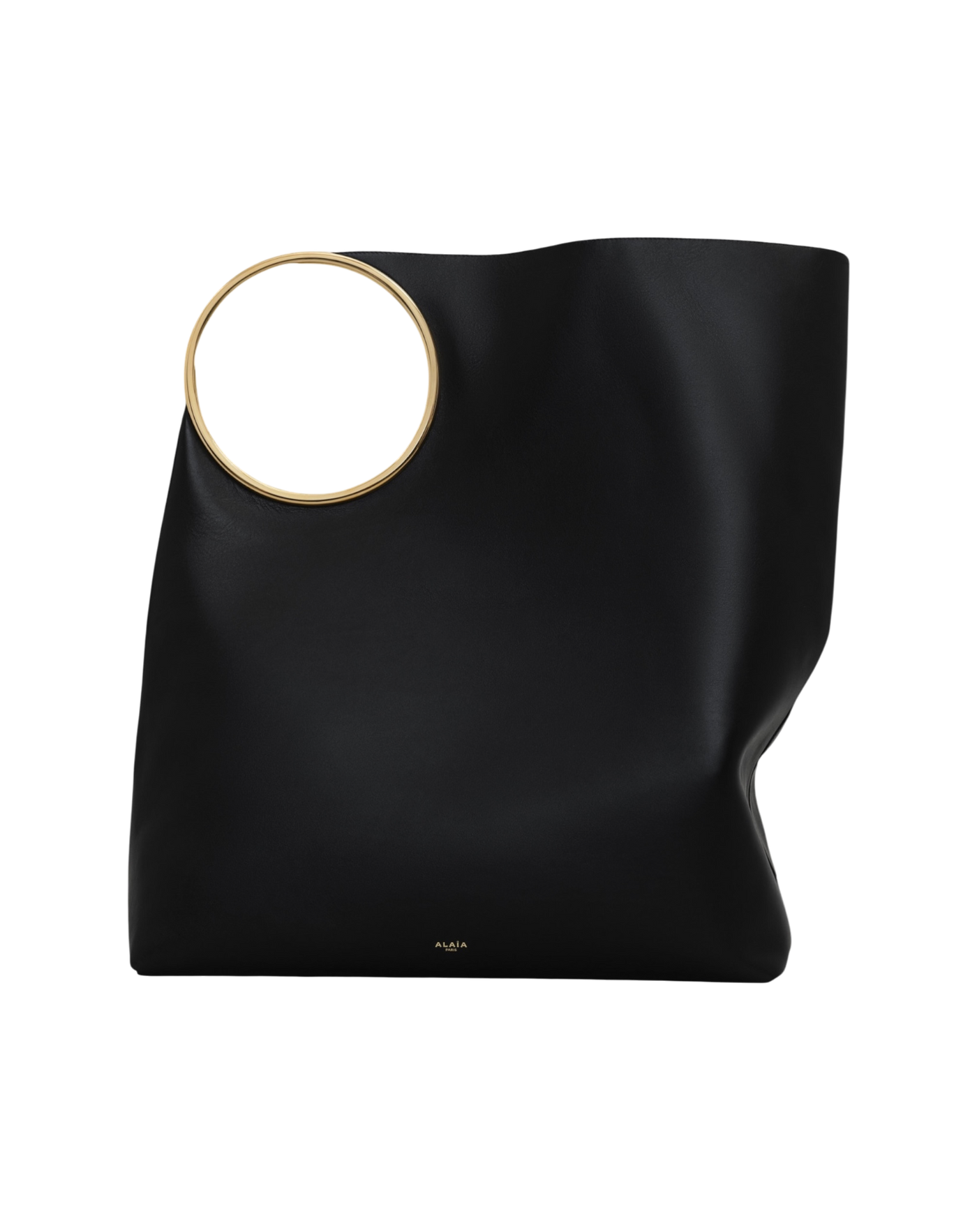 Alaïa Ring XL Leather Tote Bag — Noir
