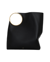 Alaïa Ring XL Leather Tote Bag — Noir