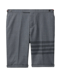 Thom Browne 4-Bar Shorts — Grey, US 32 / TB Size 2 (M)