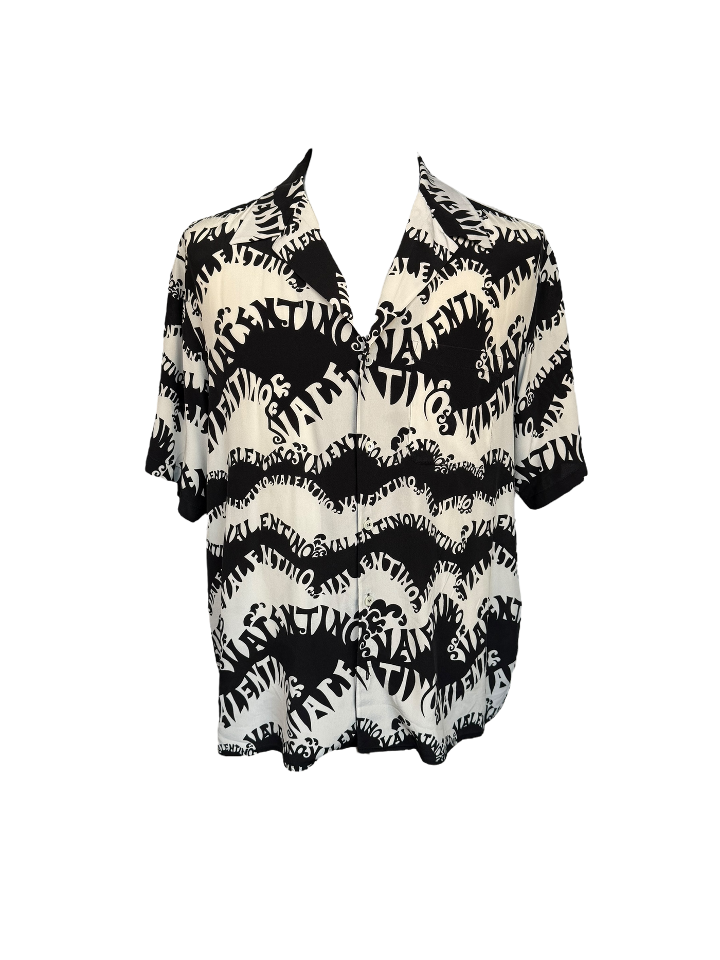 Valentino All-Over Wave Shirt
