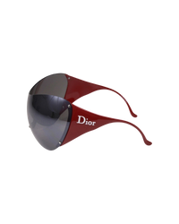 Dior Ski 1 Shield Sunglasses — Red (with imperfection)